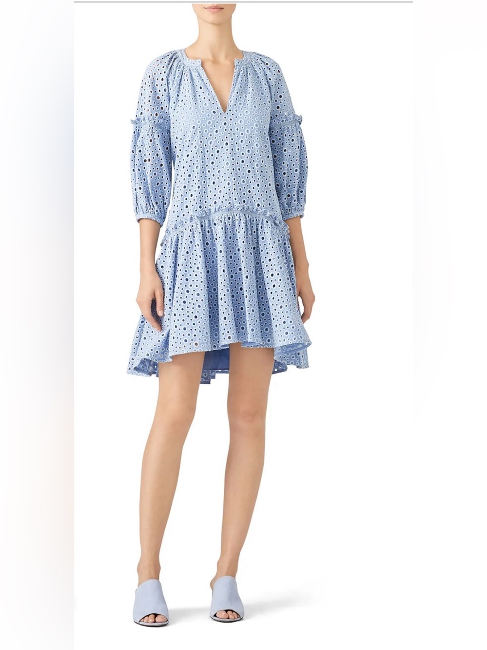 PROSE & POETRY EYELET DELANEY DRESS